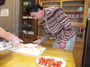 ケーキ作り