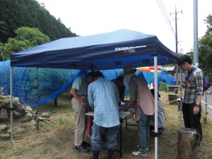 やままゆの山つけ参加