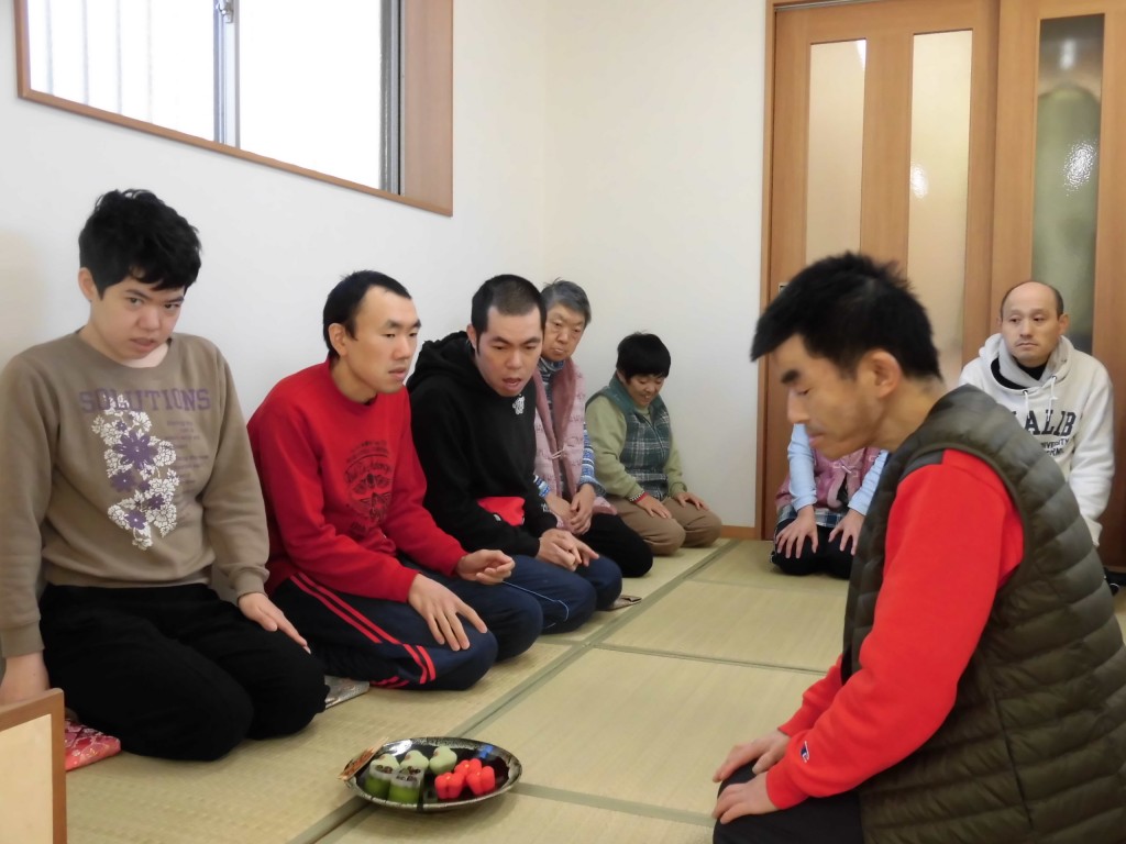 すかい寮 わさびとからしの茶道教室 1月初釜