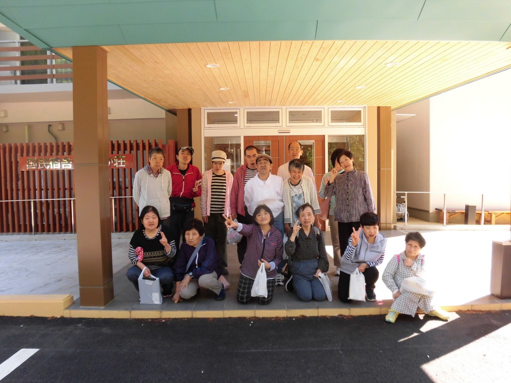 すかい寮 春の食事会「国民宿舎かじか荘」